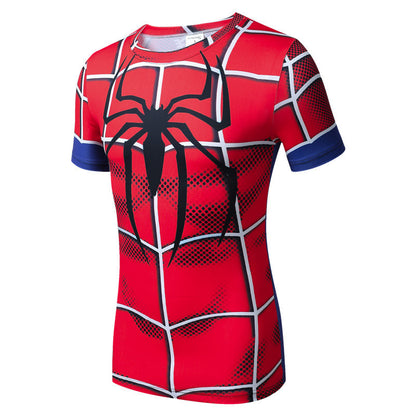 Quick Drying Compression Shirt Breathable Bodybuilding T Shirt Men Motion Tight 3D - Shopy Max