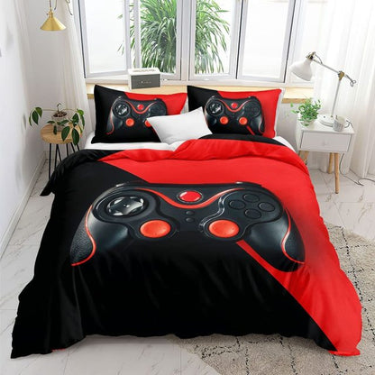 Gamer Bedding Sets for Boys Gaming Duvet Cover Set Video Games Comforter