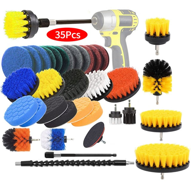 Car Ceauty Cleaning Brush for Bathtub, Grout, Bathroom, Floor, Toilet