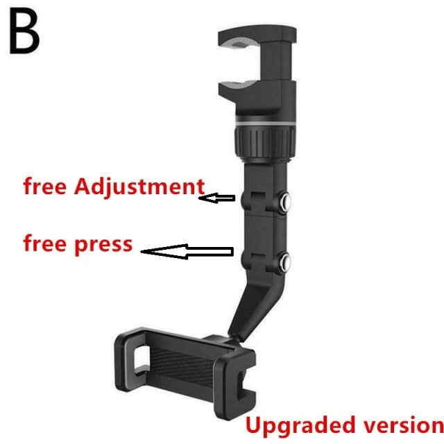 Multifunction Rearview Mirror Phone Holder Car Rearview Mirror Mount Phone Holder For iPhone 12 GPS Seat Smartphone Car Holder