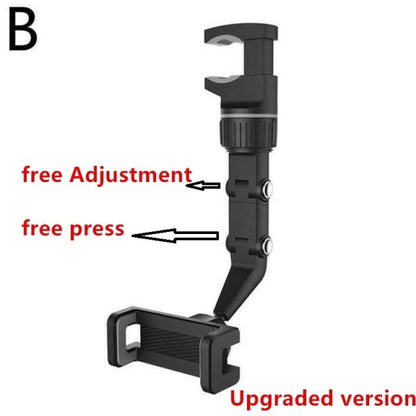 Multifunction Rearview Mirror Phone Holder Car Rearview Mirror Mount Phone Holder For iPhone 12 GPS Seat Smartphone Car Holder