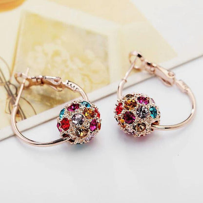 Korean Vintage Glossy Arc Bar Long Thread Tassel Drop Earrings for Women