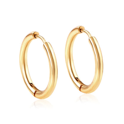 LUXUSTEEL 1Pairs/2pcs Trendy Small Hoop Earrings Women Girl Coloful