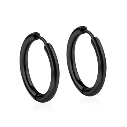 LUXUSTEEL 1Pairs/2pcs Trendy Small Hoop Earrings Women Girl Coloful