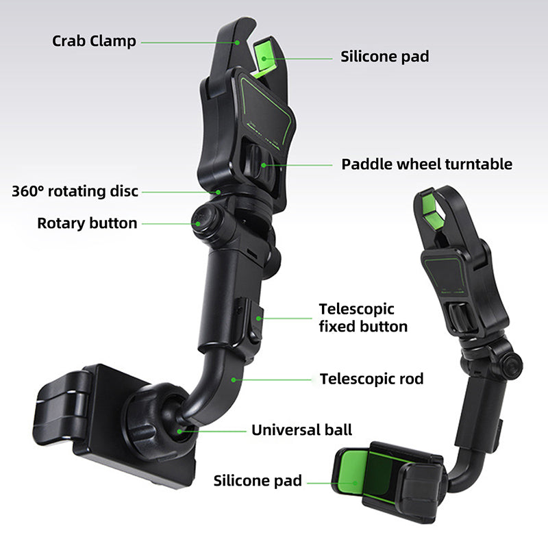 Mirror Bracket Cell Phone Holder