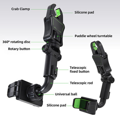 Mirror Bracket Cell Phone Holder