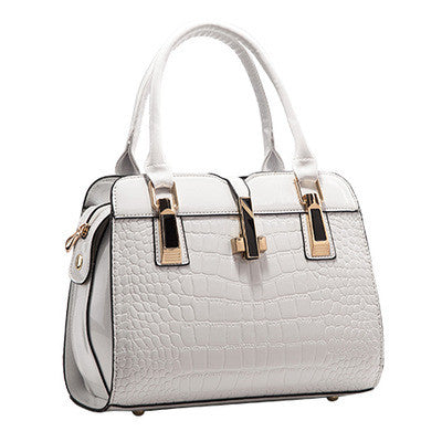 Europe women leather handbags PU handbag leather women bag patent handbag - Shopy Max