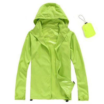 Men&Women Quick Dry Skin Jackets Waterproof Anti-UV Coats Outdoor Sports Brand Clothing