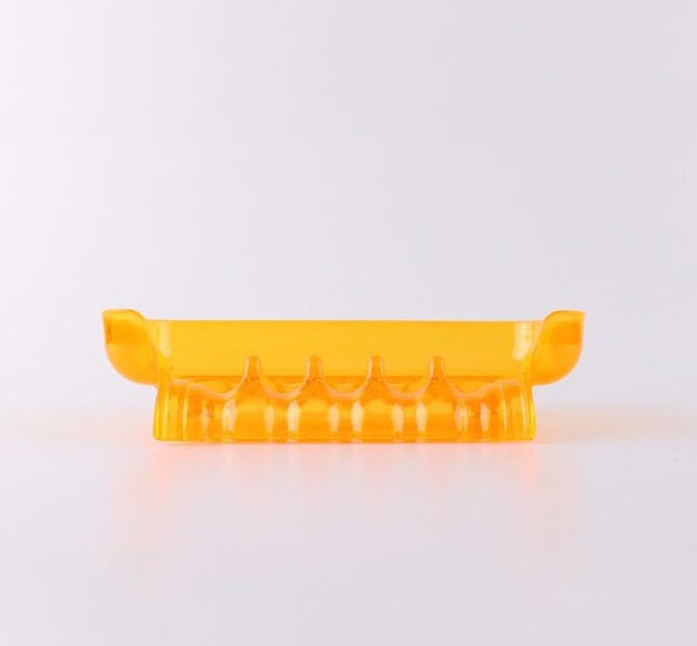 Soap Storage Box Dish Case Makeup Organizer Water Drain Sponge Holder For Kitchen Double Sucker Bathroom Kitchen Organizer