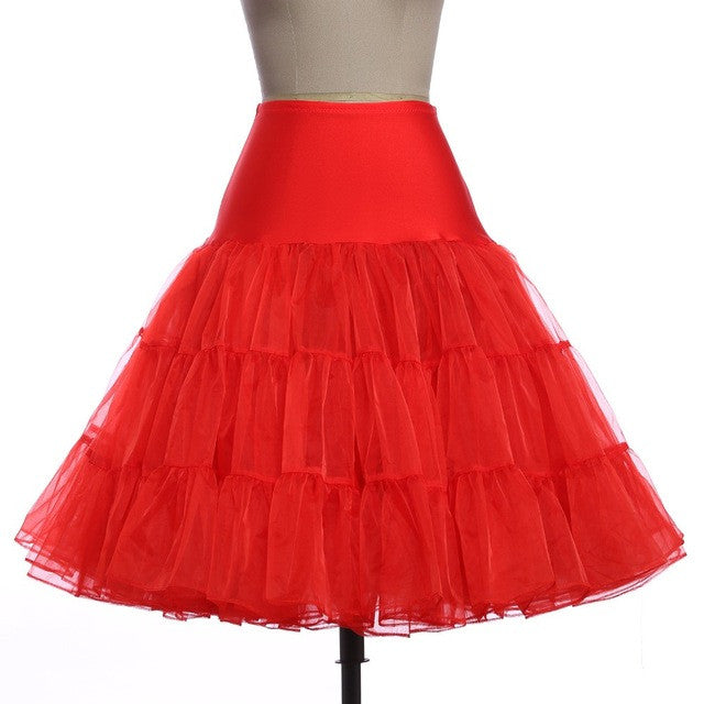 Tutu Skirt Silps swing Rockabilly Petticoat Underskirt Crinoline fluffy pettiskirt for Wedding