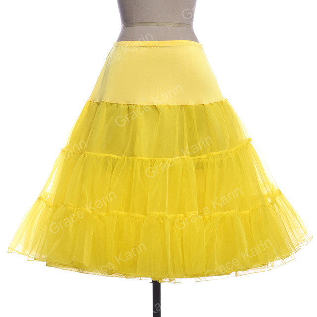 Tutu Skirt Silps swing Rockabilly Petticoat Underskirt Crinoline fluffy pettiskirt for Wedding