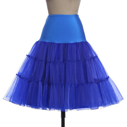 Tutu Skirt Silps swing Rockabilly Petticoat Underskirt Crinoline fluffy pettiskirt for Wedding