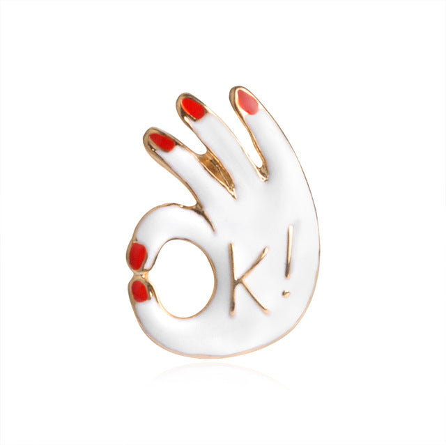 QIHE JEWELRY Pizza Hamburgers Hot Dogs Poached Eggs Dice Bombs Enamel Pin  Hat Shirt Collar Bag Chain Brooch Fast Food Jewelry