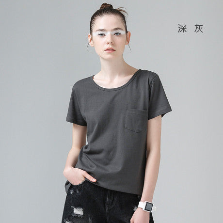 Toyouth 2017 Summer New Arrival Women Clothing Cotton 100% T-Shirts O-Neck Short - Shopy Max