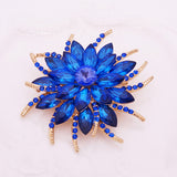 Austrian Crystal Brooch Pins For Women Top Quality Flower Broches Jewelry Fashion Wedding - Shopy Max