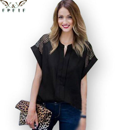 2016 Summer style women kimono blouses shirts cotton linen casual  stitching Hollow  tops