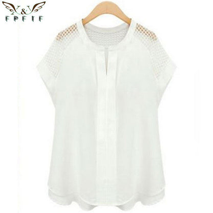 2016 Summer style women kimono blouses shirts cotton linen casual  stitching Hollow  tops