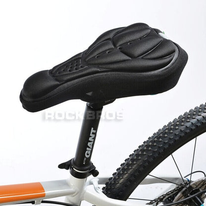 ROCKBROS 3D Sponge Lycra Nylon Bike Saddle Bicycle Cycling Cycle