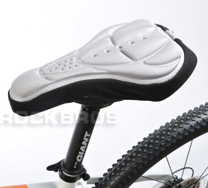 ROCKBROS 3D Sponge Lycra Nylon Bike Saddle Bicycle Cycling Cycle