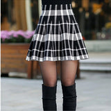 Spring Skirts Women's 2017 Autumn New Design Fashion High Waist Short Mini Pleated - Shopy Max