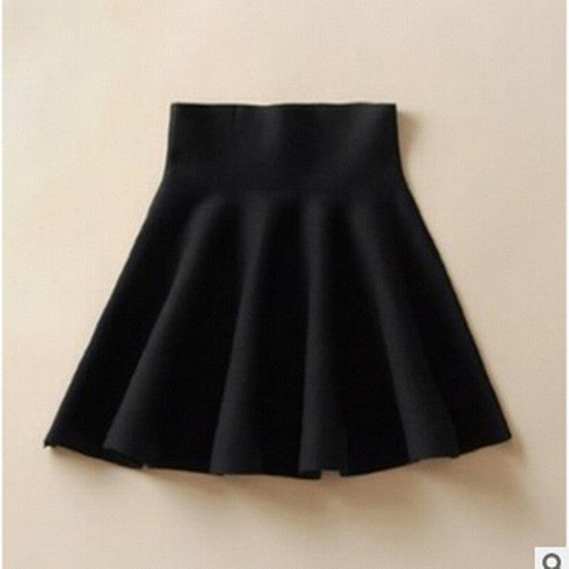 Spring Skirts Women's 2017 Autumn New Design Fashion High Waist Short Mini Pleated - Shopy Max