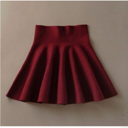 Spring Skirts Women's 2017 Autumn New Design Fashion High Waist Short Mini Pleated - Shopy Max