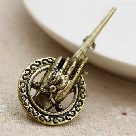 Game of Thrones Brooch Hand of the King Lapel Enamel Pin Gold Brooch Song Of Ice And Fire
