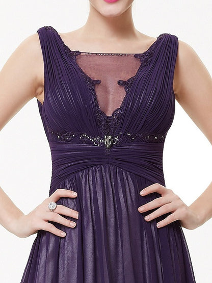 Evening Dresses Ever Pretty Sexy Lace Black V Neck Maxi 2016 HE09992 - Shopy Max