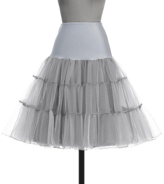 Tutu Skirt Silps swing Rockabilly Petticoat Underskirt Crinoline fluffy pettiskirt for Wedding