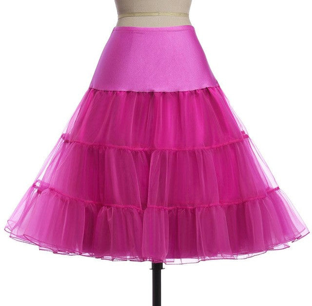 Tutu Skirt Silps swing Rockabilly Petticoat Underskirt Crinoline fluffy pettiskirt for Wedding
