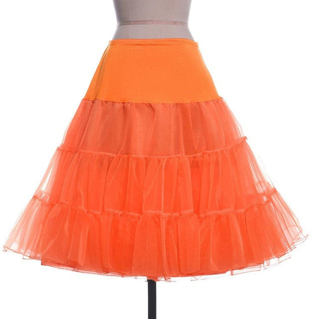 Tutu Skirt Silps swing Rockabilly Petticoat Underskirt Crinoline fluffy pettiskirt for Wedding