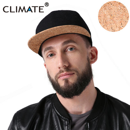 CLIMATE 2017 Unique Wood Peak Woolen Warm Snapback Caps Extra Heavy Autumn Winter Thicken Man Women Adjustable Baseball Caps Hat
