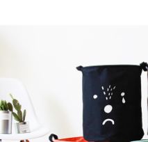 Newest Animal Face Linen Desk Storage Box Holder Jewelry Cosmetic Stationery Organizer Bag #94879