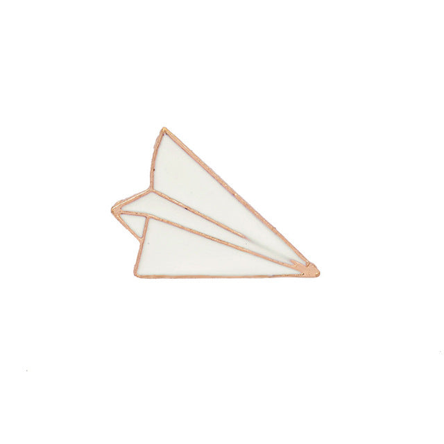 Cat"I Love Cats"Cactus Clothes Paper Airplane Enamel Pins Brooch Jacket Collar Decorative Jewelry Classic Anime Cartoon Brooches