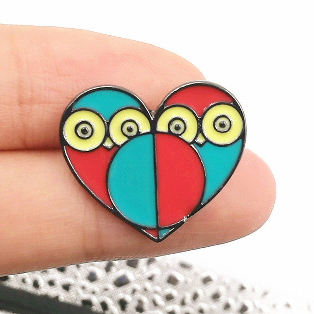 Timlee X147 Cute Halloween Ghost Pumpkin Cup Cake Cat Flamingo Enamel Pin Bird Owl Unicorn Cactus Alloy Brooch Pins Wholesale - Shopy Max