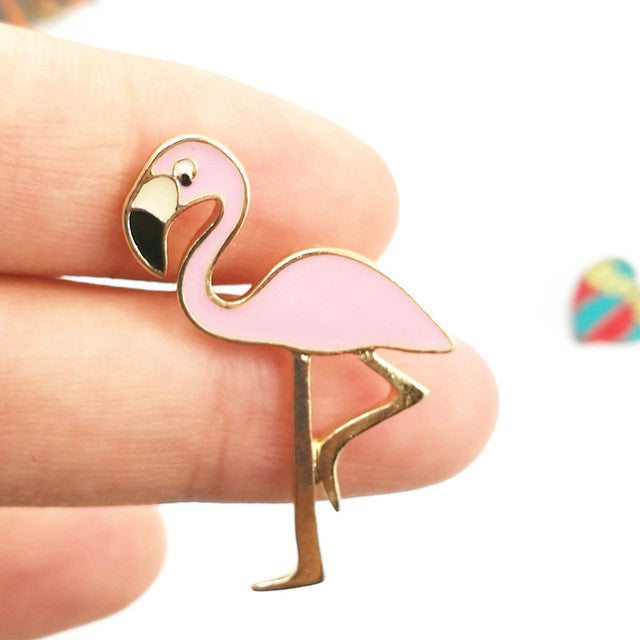 Timlee X147 Cute Halloween Ghost Pumpkin Cup Cake Cat Flamingo Enamel Pin Bird Owl Unicorn Cactus Alloy Brooch Pins Wholesale - Shopy Max