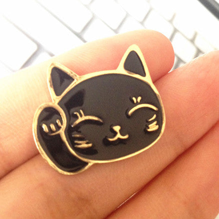 Timlee X147 Cute Halloween Ghost Pumpkin Cup Cake Cat Flamingo Enamel Pin Bird Owl Unicorn Cactus Alloy Brooch Pins Wholesale - Shopy Max