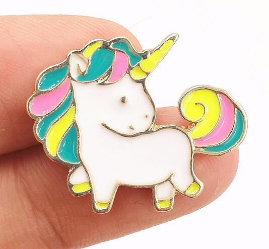 Timlee X147 Cute Halloween Ghost Pumpkin Cup Cake Cat Flamingo Enamel Pin Bird Owl Unicorn Cactus Alloy Brooch Pins Wholesale - Shopy Max