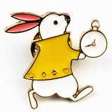 Timlee X227 Cartoon Cat Cute Wonderland Enamel Pins Alice Brooch Crown Metal Brooch Pins Gift Wholesale - Shopy Max