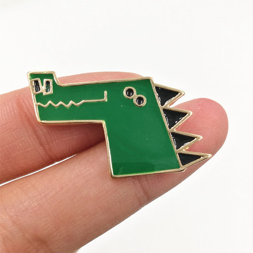 Timlee X246 Cartoon Rock Hand Enamel Pins Colorful Bird Lightning Cloud