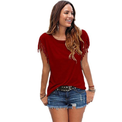 Ksenia Blouses Shirts 2017 Fashion Loose Women Tops Casual Blouses Short shirt - Shopy Max