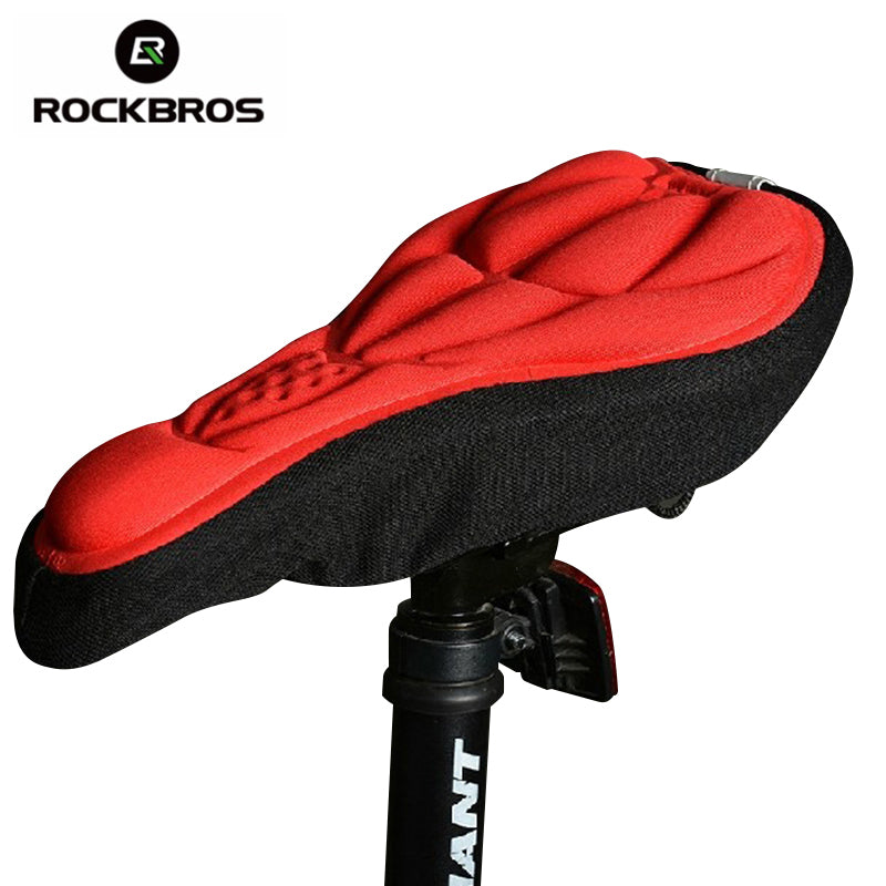 ROCKBROS 3D Sponge Lycra Nylon Bike Saddle Bicycle Cycling Cycle