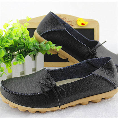 2017 New PU Leather Women Flats Moccasins Loafers Ladies Shoes Wild