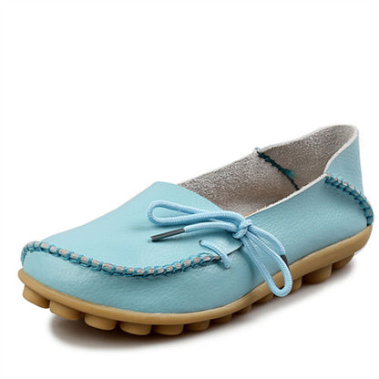 2017 New PU Leather Women Flats Moccasins Loafers Ladies Shoes Wild