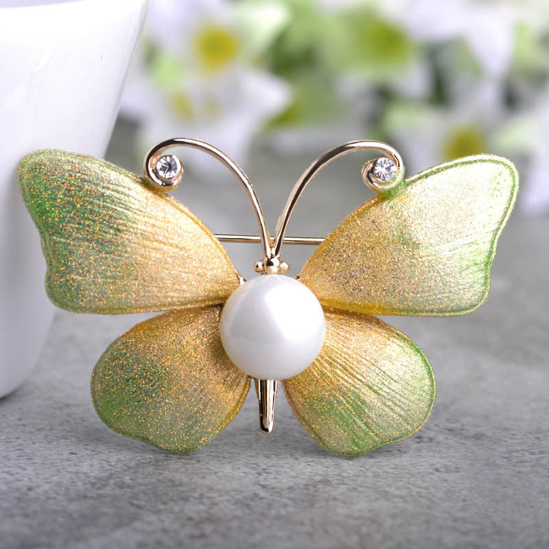 Beautiful Simulated Pearl Brooches Elegant Bridal Breastpin Wedding Suit Collar