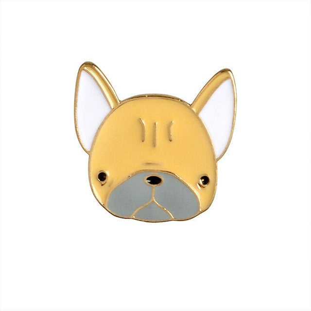 Cartoon Cute Dogs Metal, Enamel Pin Animal Sign Jewelry Present Dog Gift Wholesale Jewelry Sale - Shopy Max