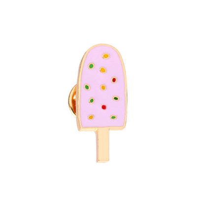 Summer Style Jewelry Enamel Pin Brooch Pins set Cute Beach Holiday Ice Cream Coffee