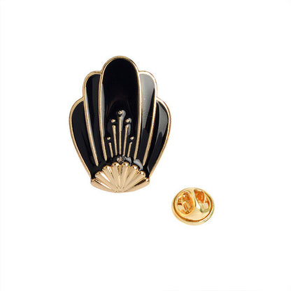 MJARTORIA Cute Pineapple Apple Fruit Brooches Shirt Enamel pin New Horse Animal