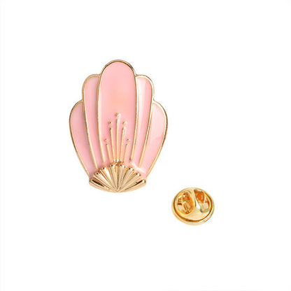 MJARTORIA Cute Pineapple Apple Fruit Brooches Shirt Enamel pin New Horse Animal