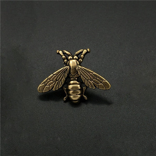 1PC Cute Ethnic Bee Brooch Pins Gift Vintage Insect Enamel Pin Badge Brooches - Shopy Max